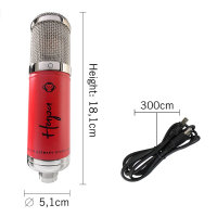 Monkey Banana Hapa red- USB Back Electret Condenser Microphone