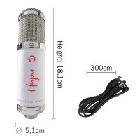 Monkey Banana Hapa white- USB Back Electret Condenser Microphone