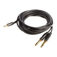 Monkey Banana Solid Link Cable - 2 x Jack 6,3mm mono / 3,5mm Jack  stereo/ 300cm