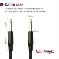 Monkey Banana Solid Link Instrument cable - Klinke 6,3mm / Klinke 6,3mm / 1000cm